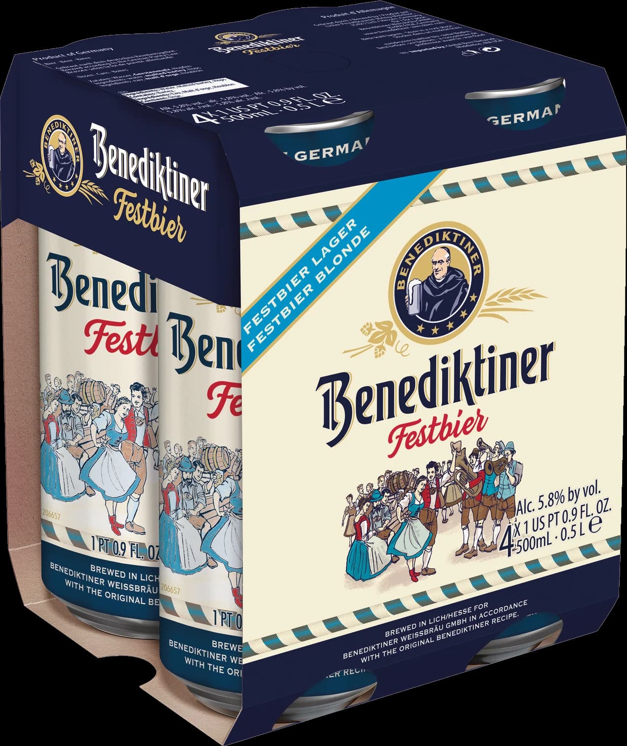 Benediktiner Festbier: Két 24 Lon 500ml